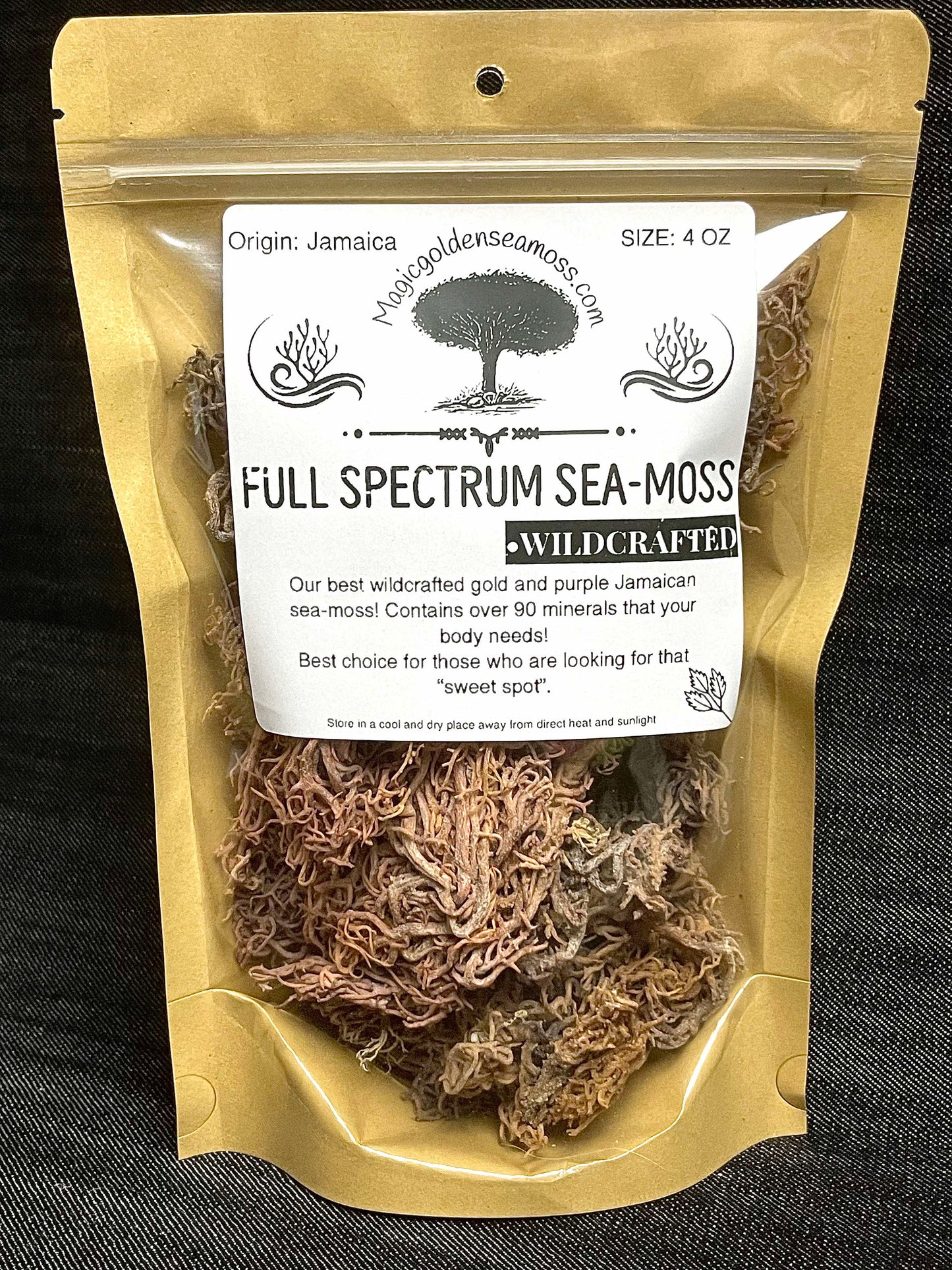 FULL SPECTRUM JAMAICAN SEA MOSS - 100% ORGANIC AND WILDCRAFTED