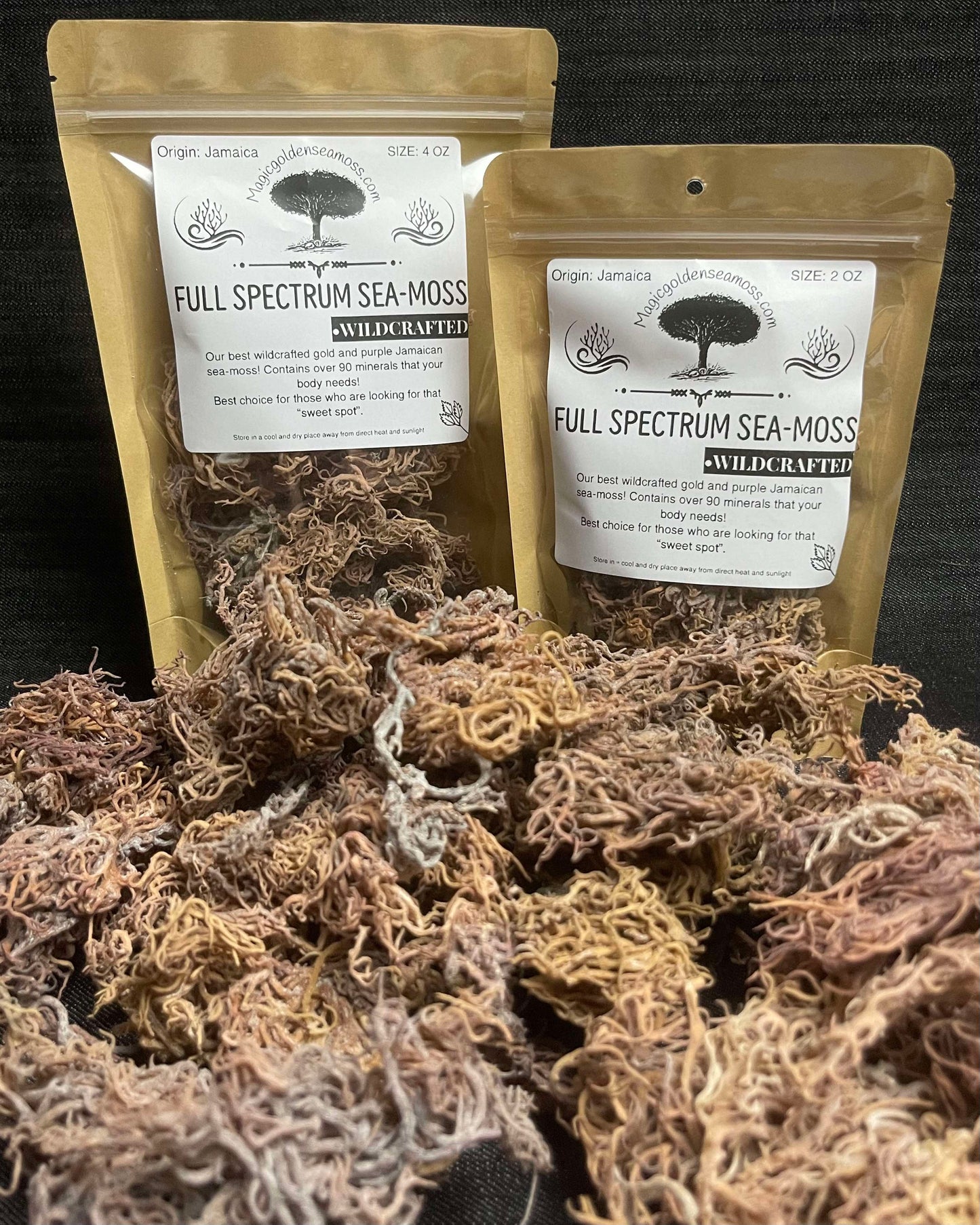 FULL SPECTRUM JAMAICAN SEA MOSS - 100% ORGANIC AND WILDCRAFTED