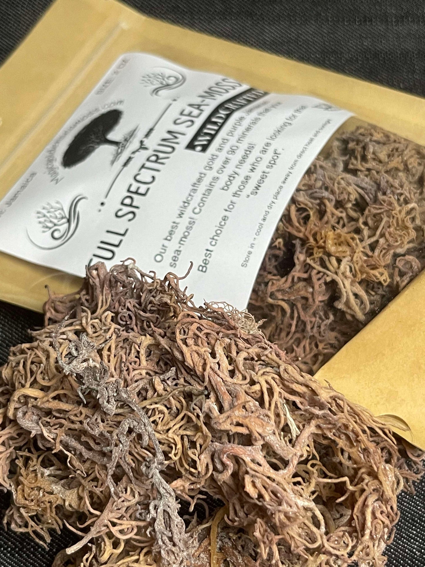 FULL SPECTRUM JAMAICAN SEA MOSS - 100% ORGANIC AND WILDCRAFTED